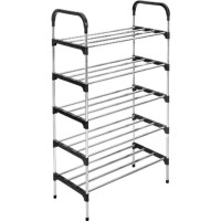 Полка для взуття R31041 5 ярусів 56x28x97 см  компактне рішення для зберігання взуття